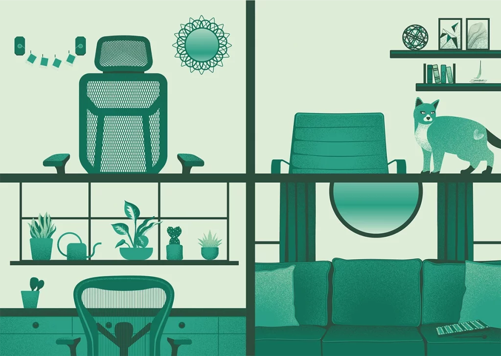 Illustration Remote Work